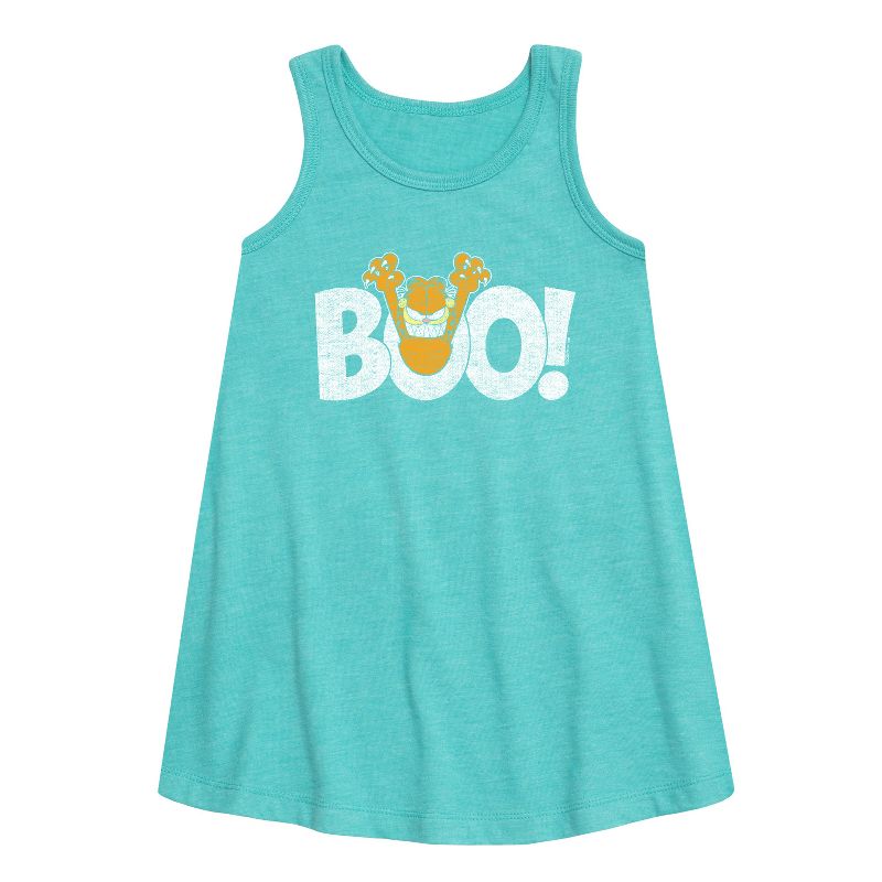 Girls' - Garfield - Garfield Boo Graphic Sleeveless Aline Dress