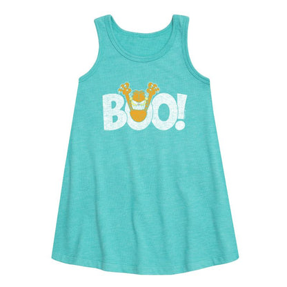 Girls' - Garfield - Garfield Boo Graphic Sleeveless Aline Dress