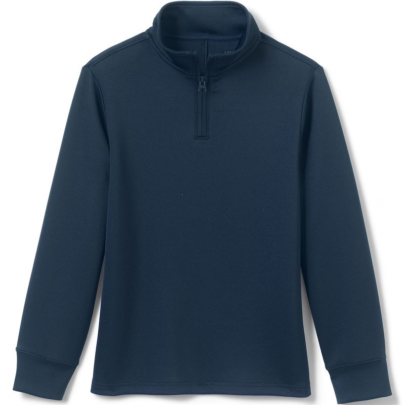 Lands' End Lands' End School Uniform Kids Quarter Zip Pullover