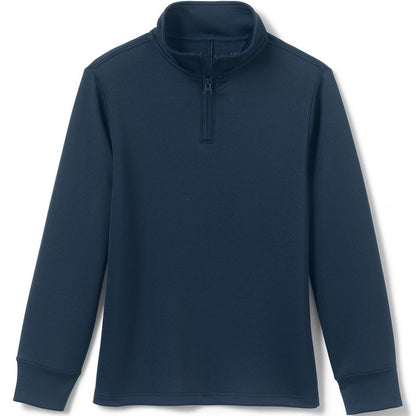 Lands' End Lands' End School Uniform Kids Quarter Zip Pullover
