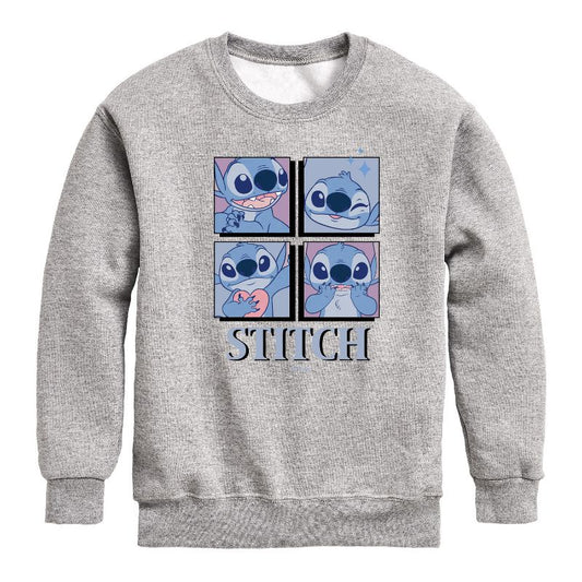 Boys' - Disney - Lilo & Stitch Graphic Long Sleeve Fleece Sweatshirt