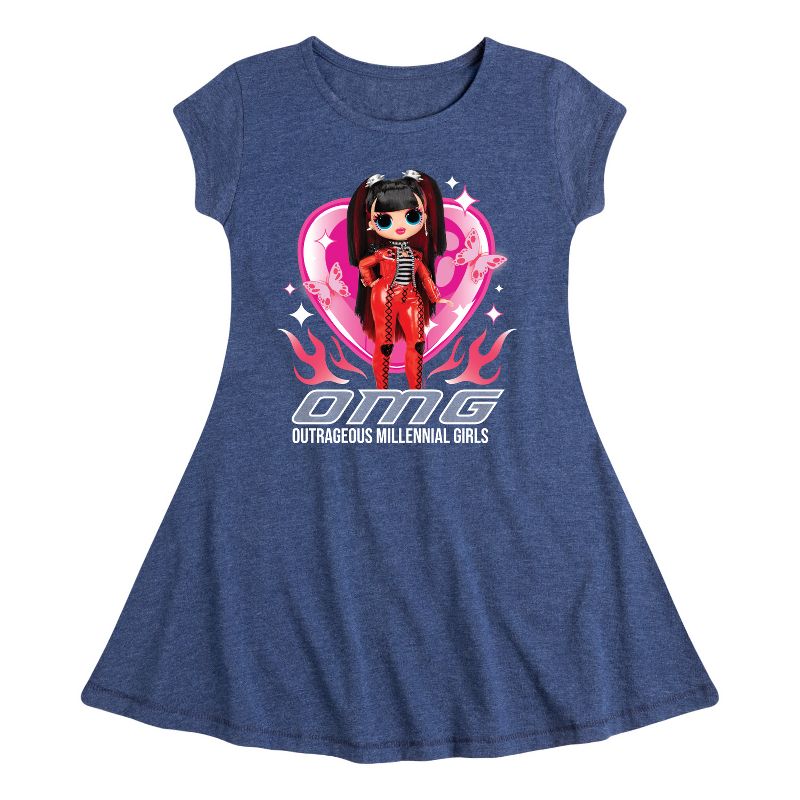 Girls' - LOL Surprise! - Spicy Babe Fit & Flair Cap Sleeve Dress