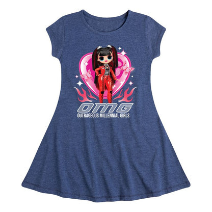 Girls' - LOL Surprise! - Spicy Babe Fit & Flair Cap Sleeve Dress