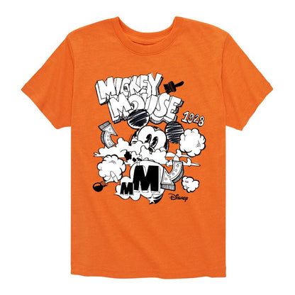 Boys' - Disney - Mickey Mouse Short Sleeve Graphic T-Shirt