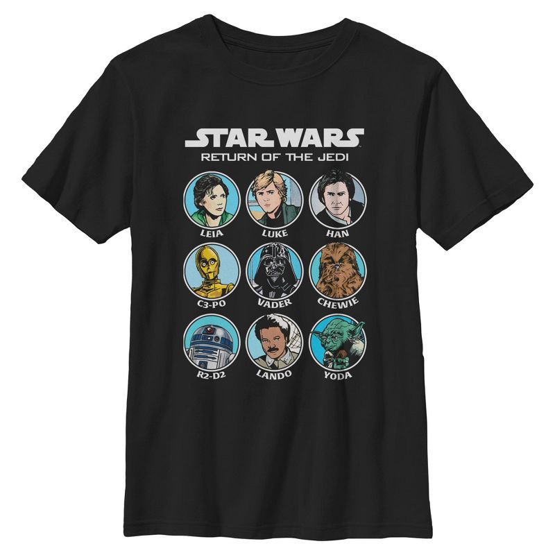 تي شيرت للأولاد بصور كرتونية من حرب النجوم