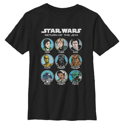 تي شيرت للأولاد بصور كرتونية من حرب النجوم