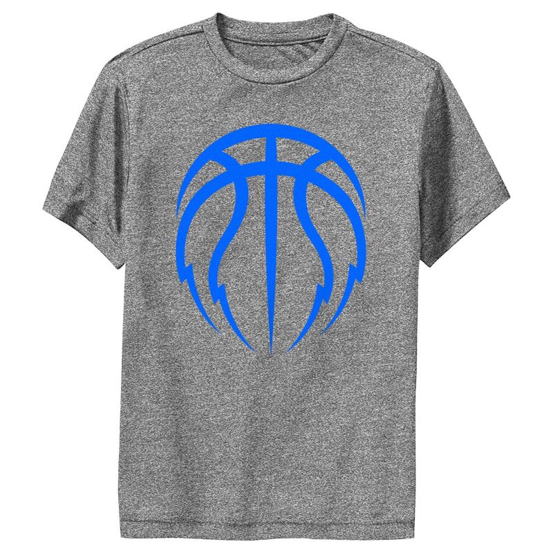 Boy's Lost Gods Blue Lined Basketball Performance Tee