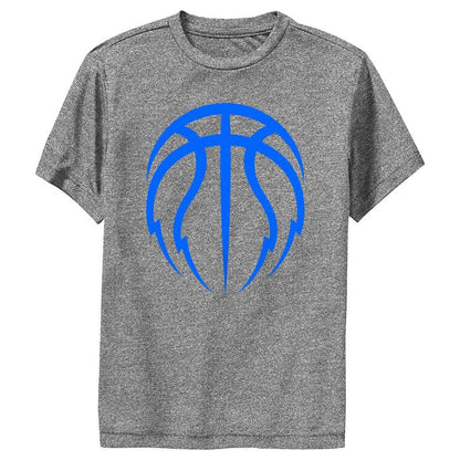 Boy's Lost Gods Blue Lined Basketball Performance Tee