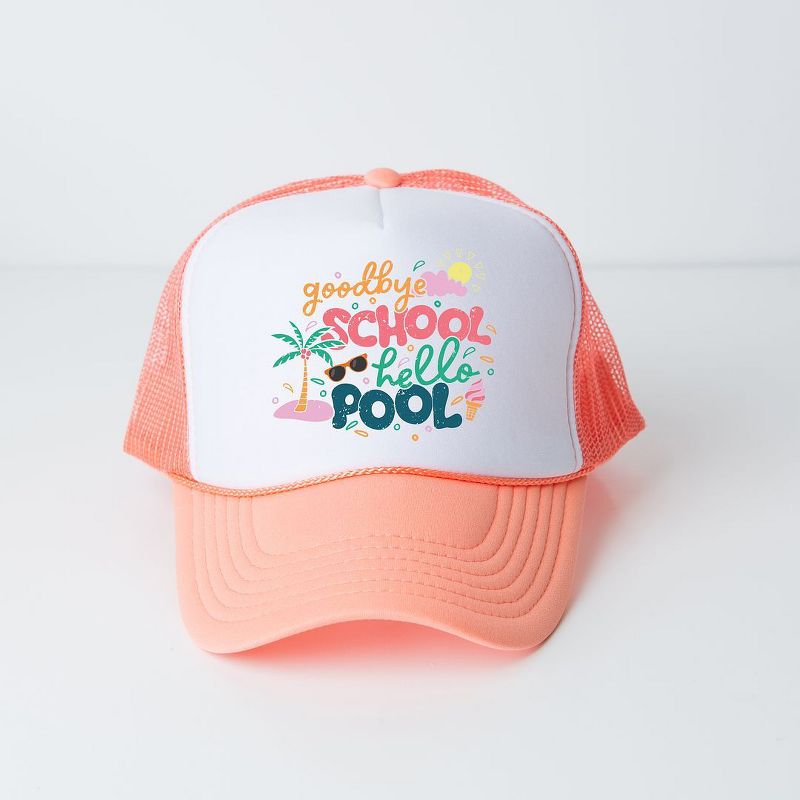 The Juniper Shop Goodbye School Hello Pool Youth Foam Trucker Hat
