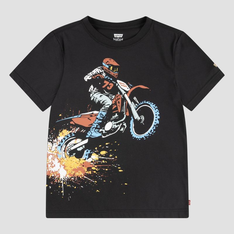 Levi's® Boys' Short Sleeve Wild Ride Graphic T-Shirt - Black