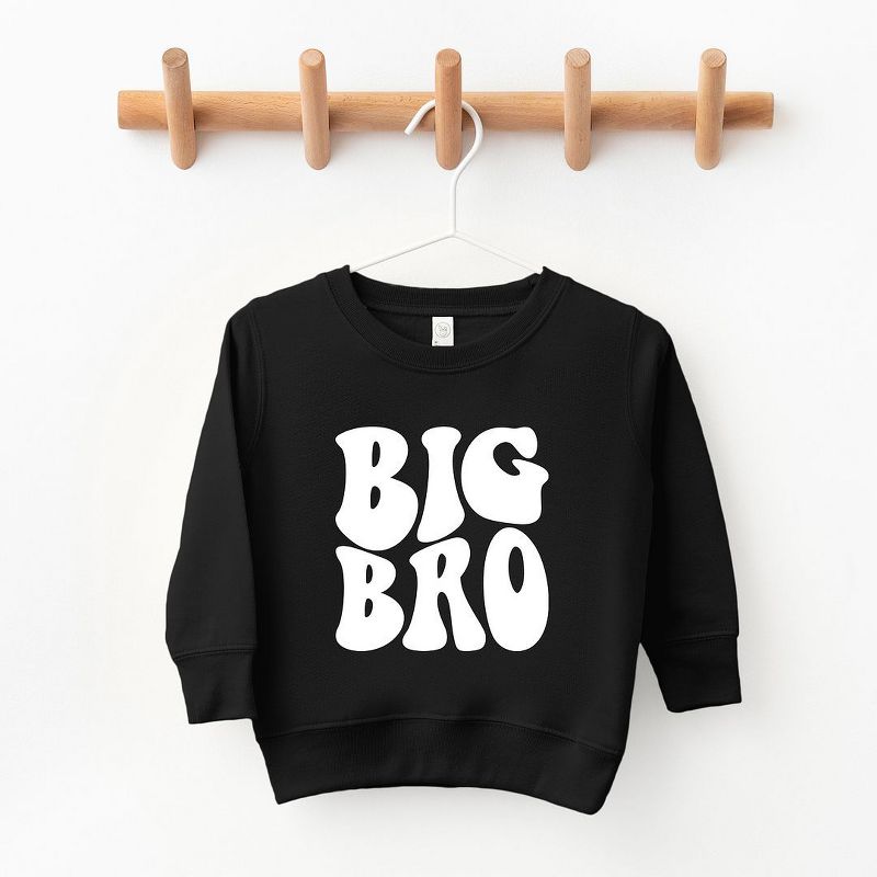 The Juniper Shop Big Bro Wavy Toddler Graphic Sweatshirt