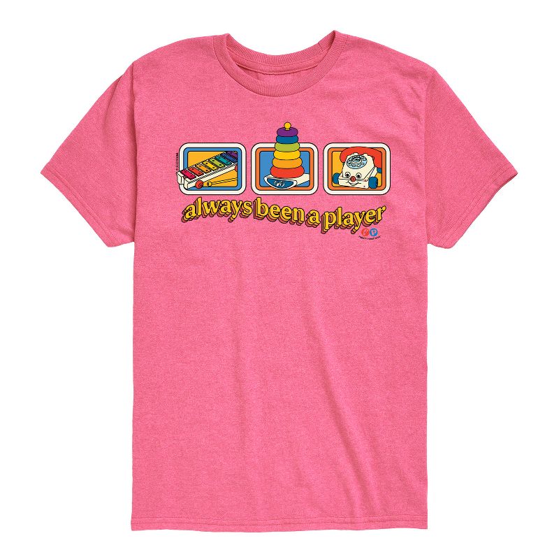 تي شيرت جرافيكي بأكمام قصيرة للأولاد من فيشر برايس - لاعب مدى الحياة