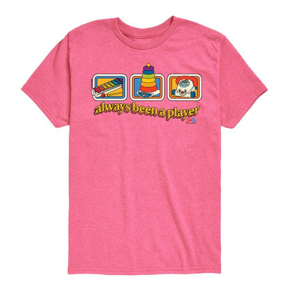 تي شيرت جرافيكي بأكمام قصيرة للأولاد من فيشر برايس - لاعب مدى الحياة