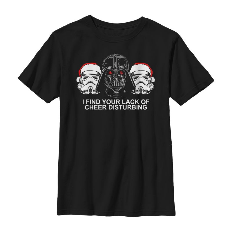 Boy's Star Wars Christmas Empire Lack of Cheer T-Shirt