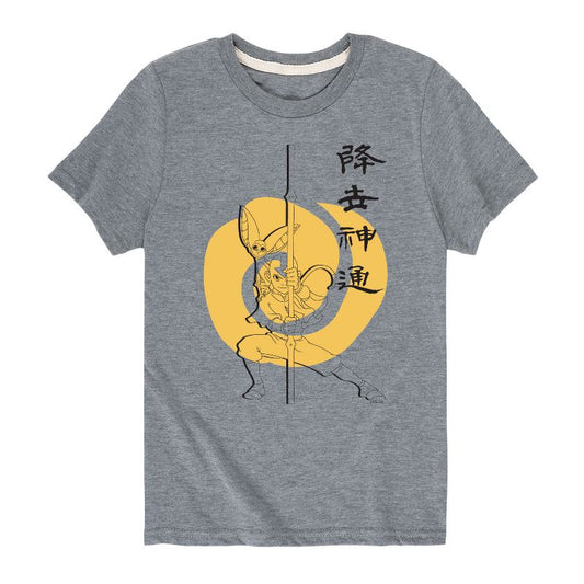 Boys' - Avatar: The Last Airbender - Aang Momo Kanji Short Sleeve Graphic T-Shirt