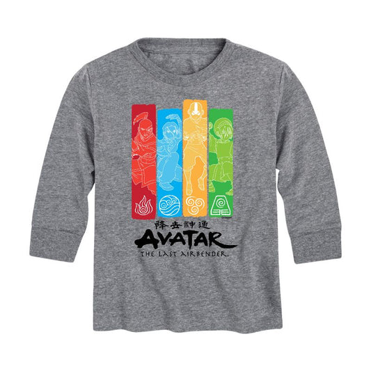 Boys' - Avatar: The Last Airbender - Four Nations Long Sleeve Graphic T-Shirt