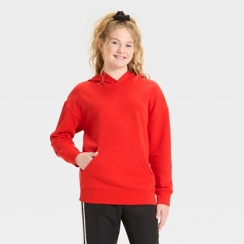 سويت شيرت فرنسي تيري كبير الحجم للبنات - art class™