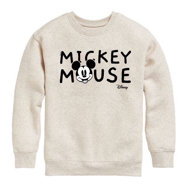 Boys' - Disney - Mickey & Friends Graphic Long Sleeve Fleece Sweatshirt
