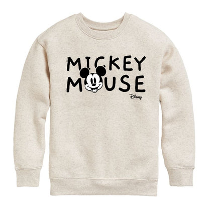 Boys' - Disney - Mickey & Friends Graphic Long Sleeve Fleece Sweatshirt