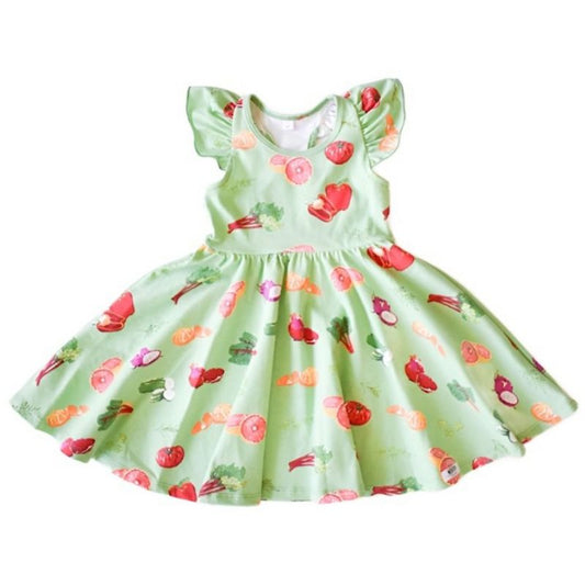 Worthy Threads Little/Big Girls' Ruffle Cap Sleeve Racer Back Dresses