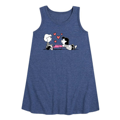 فستان بناتي - بيناتس - لوسي وشرودر هارت ثيتس جرافيكي بدون أكمام