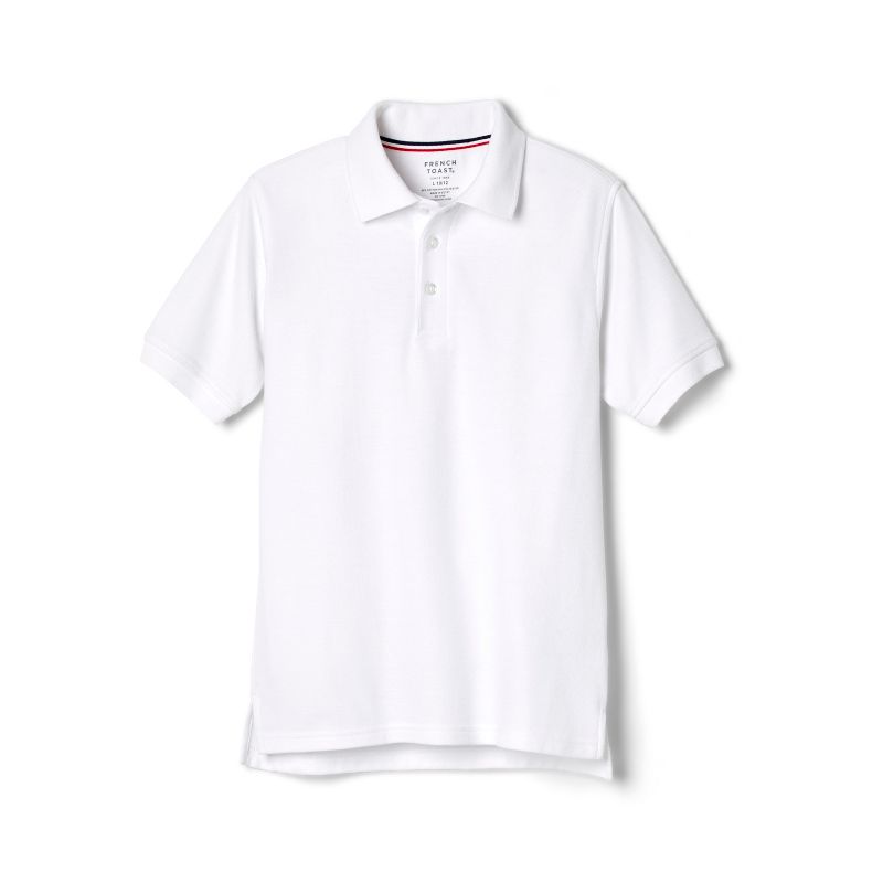 French Toast School Uniform Co-Ed Short Sleeve Pique Polo