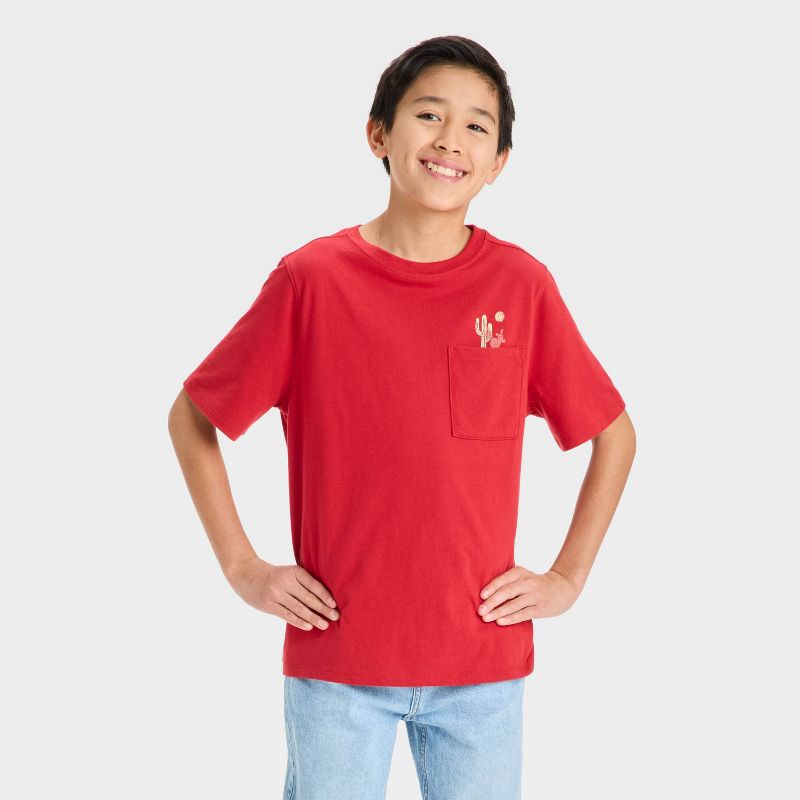 Boys' Short Sleeve Front Pocket T-Shirt - art class™