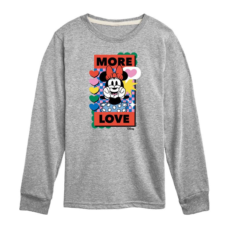 Boys' - Disney - Minnie Mouse Long Sleeve Graphic T-Shirt