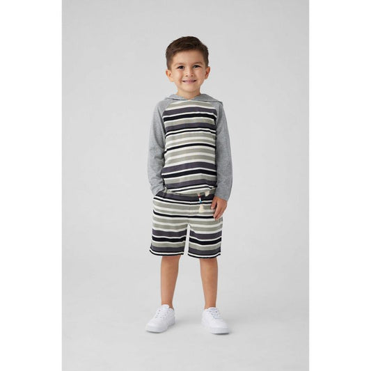 Sol Angeles Kids Black/White Stripe Short