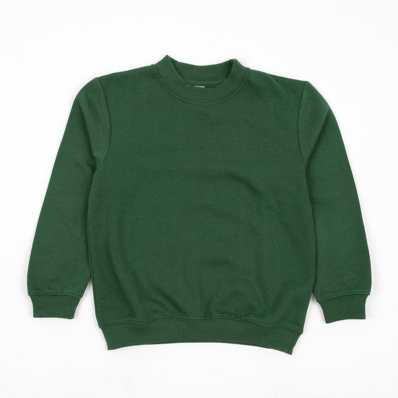 Leveret Kids Long Sleeve Boho Solid Color Sweatshirt
