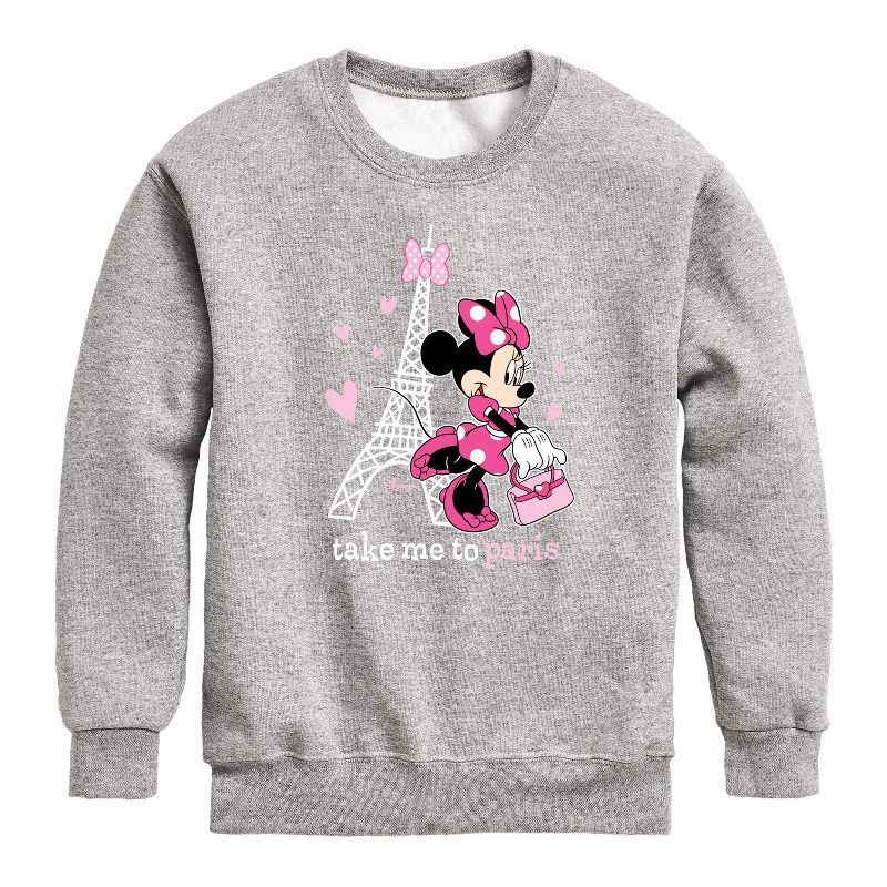 Boys' - Disney - Mickey & Friends Graphic Long Sleeve Fleece Sweatshirt