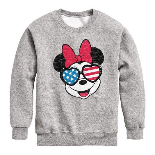 Boys' - Disney - Americana Graphic Long Sleeve Fleece Sweatshirt
