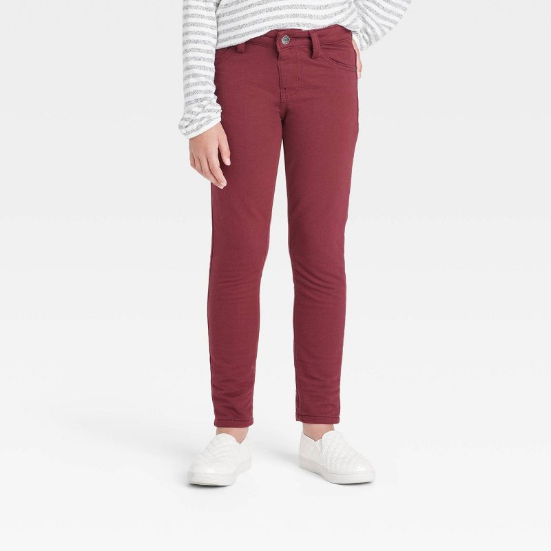 Girls' Mid-Rise Soft Knit Jeggings - Cat & Jack™