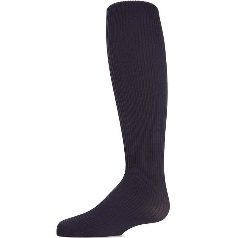 Memoi Textured Toes Girls Ribbed Tights