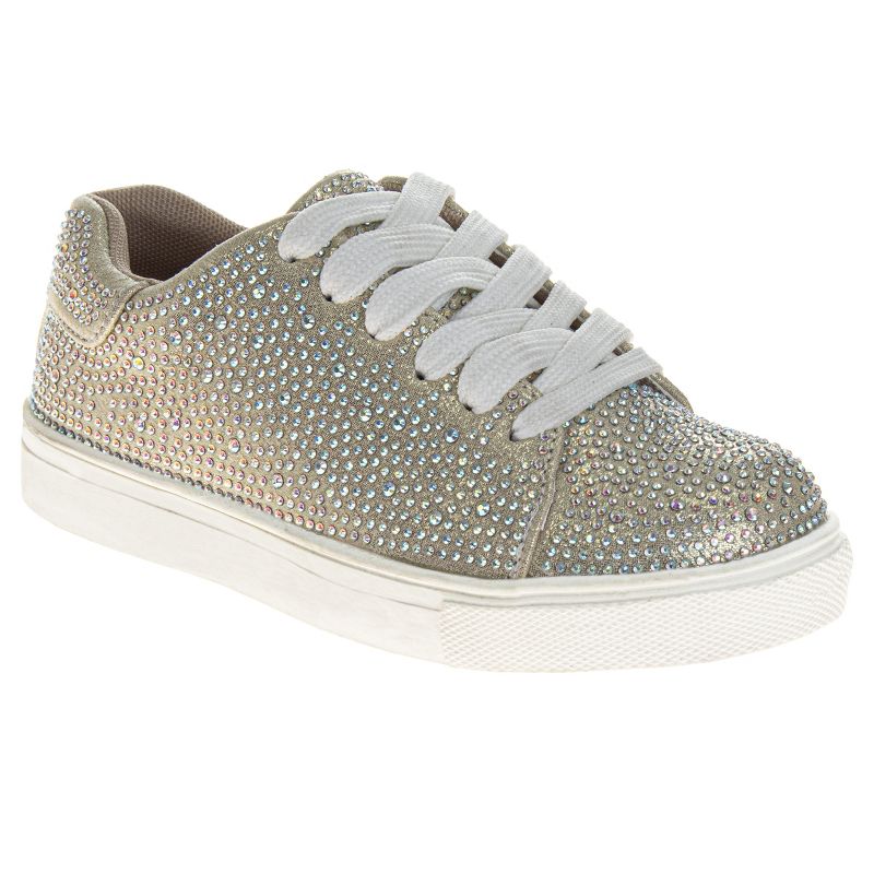 Badgley Mischka Girls' Glitzy Sneakers