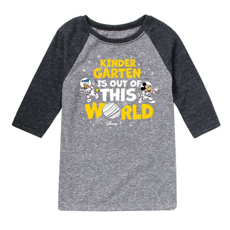 Boys' - Disney - Kindergarten Out Of This World Raglan Graphic T-Shirt