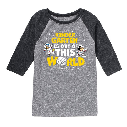 Boys' - Disney - Kindergarten Out Of This World Raglan Graphic T-Shirt