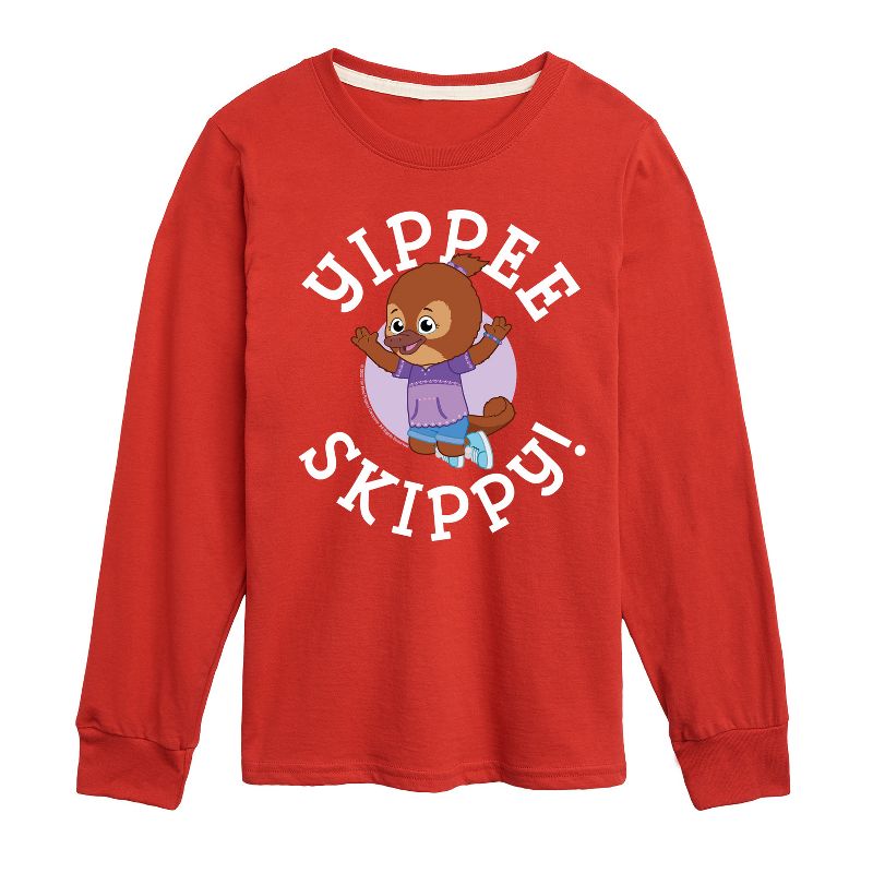 Boys' - Daniel Tiger - Yippee Skippy Jodi Platypus Long Sleeve Graphic T-Shirt