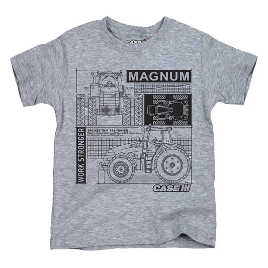 Boys' - Case IH - Magnum Diagram Short Sleeve Graphic T-Shirt
