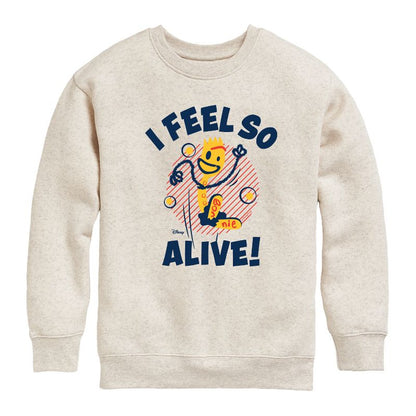 Boys' - Disney - I Feel So Alive Graphic Long Sleeve Fleece Sweatshirt