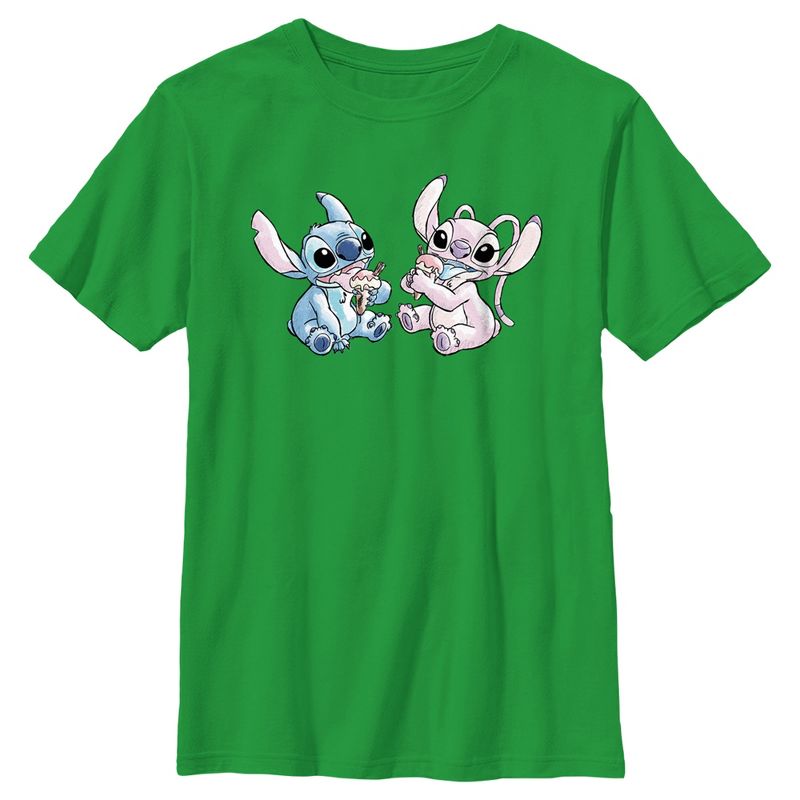 Boy's Lilo & Stitch Ice Cream Couple T-Shirt