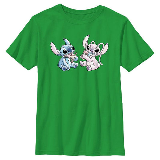 Boy's Lilo & Stitch Ice Cream Couple T-Shirt