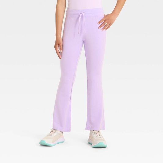 Girls' Modal French Terry Flare Pants - All In Motion™