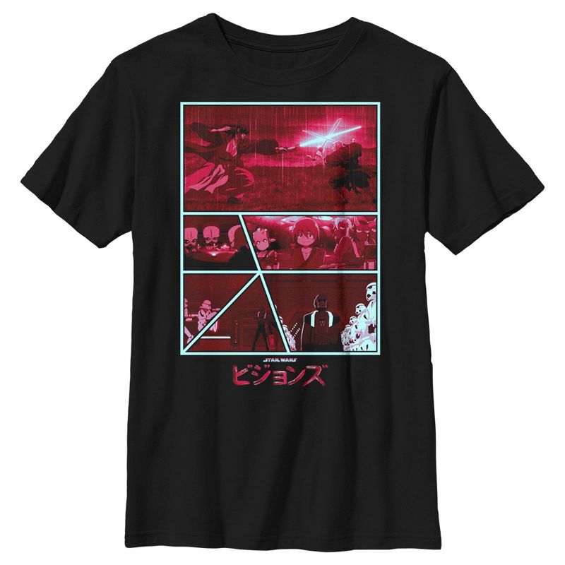 Boy's Star Wars: Visions Panels T-Shirt
