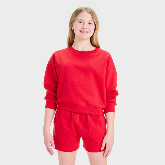 سويت شيرت من الصوف برقبة دائرية للبنات - art class™