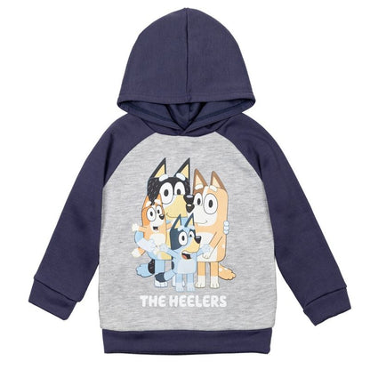 Bluey Mom Dad Bingo Fleece Hoodie Toddler