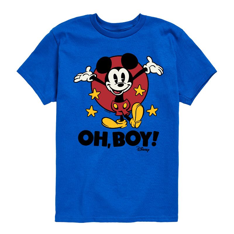 Boys' - Disney - Mickey Mouse Short Sleeve Graphic T-Shirt