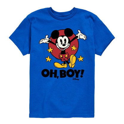 Boys' - Disney - Mickey Mouse Short Sleeve Graphic T-Shirt