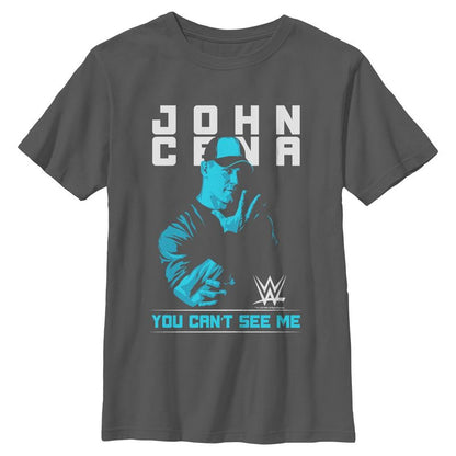 تي شيرت رجالي WWE John Cena You Can't See Me باللون الأزرق