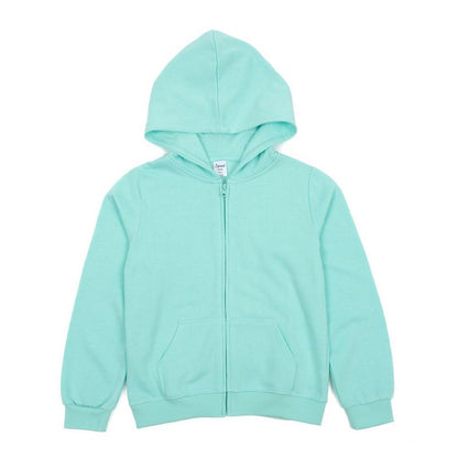 Leveret Kids Zipper Classic Solid Color Sweat Hoodie